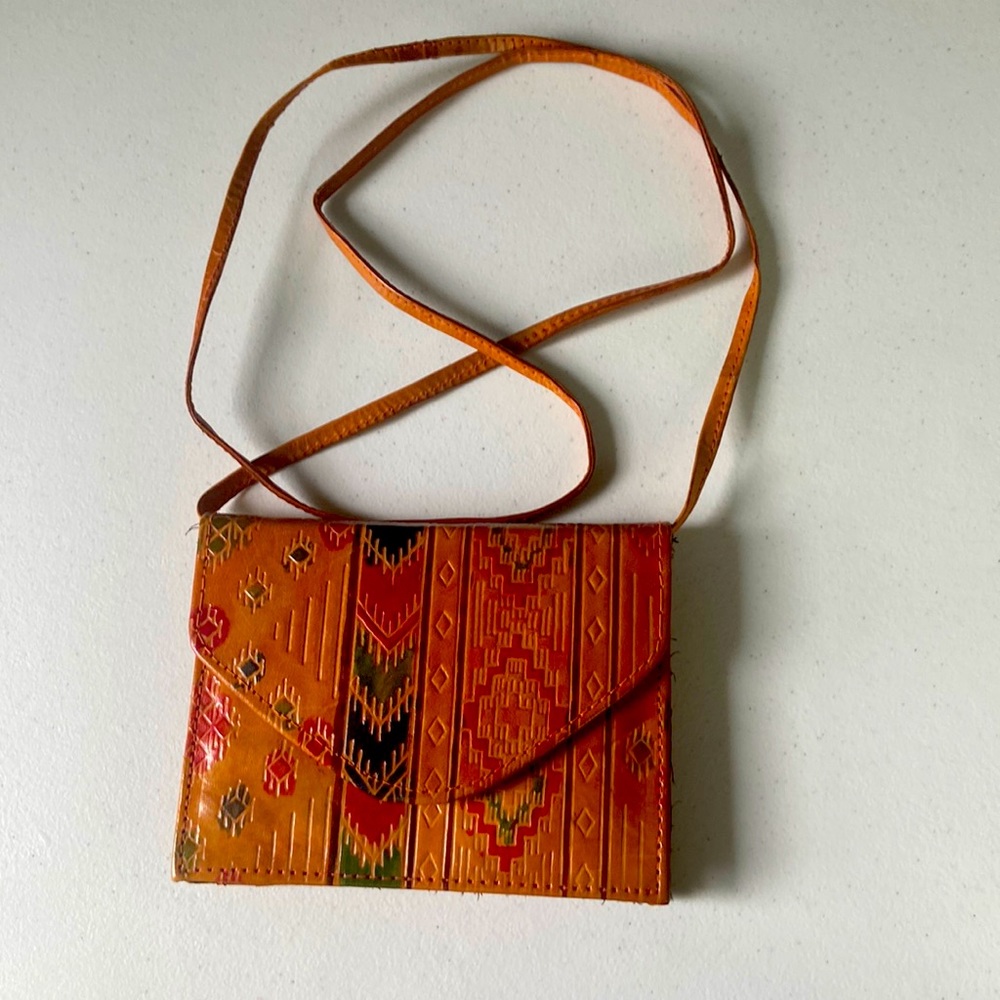 nice real leather purse